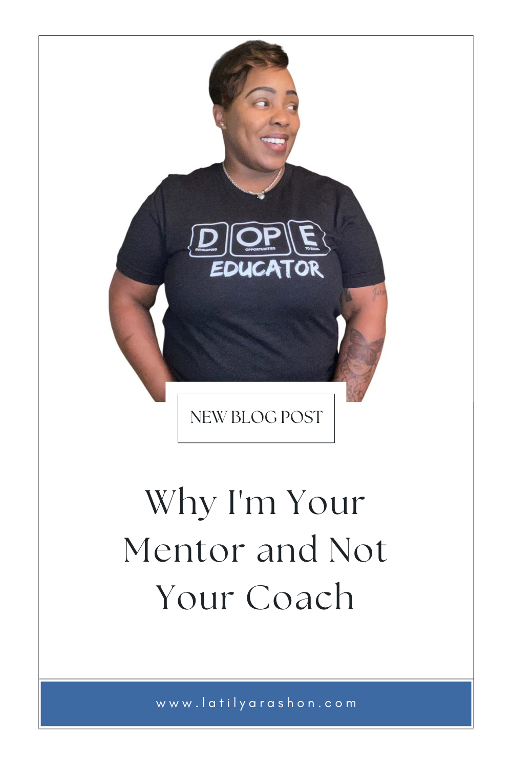 Why I'm Your Mentor and Not Your Coach